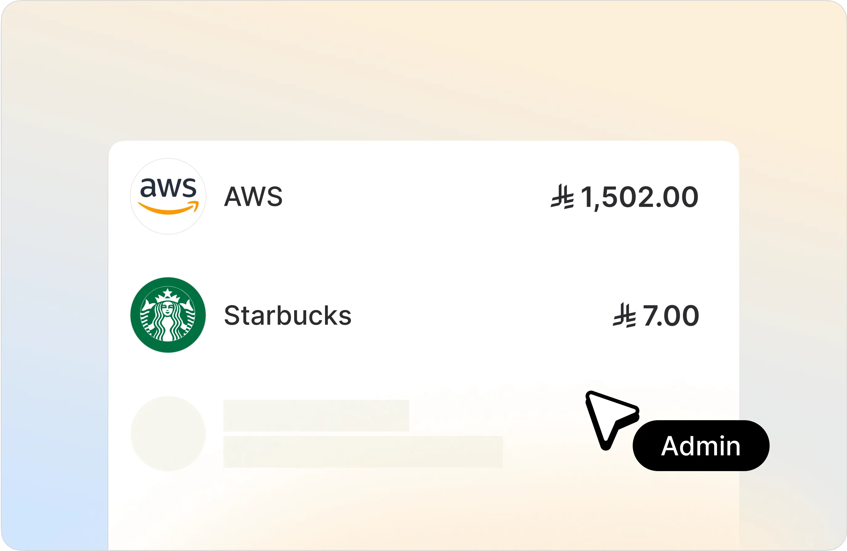 Track transactions in real time_card