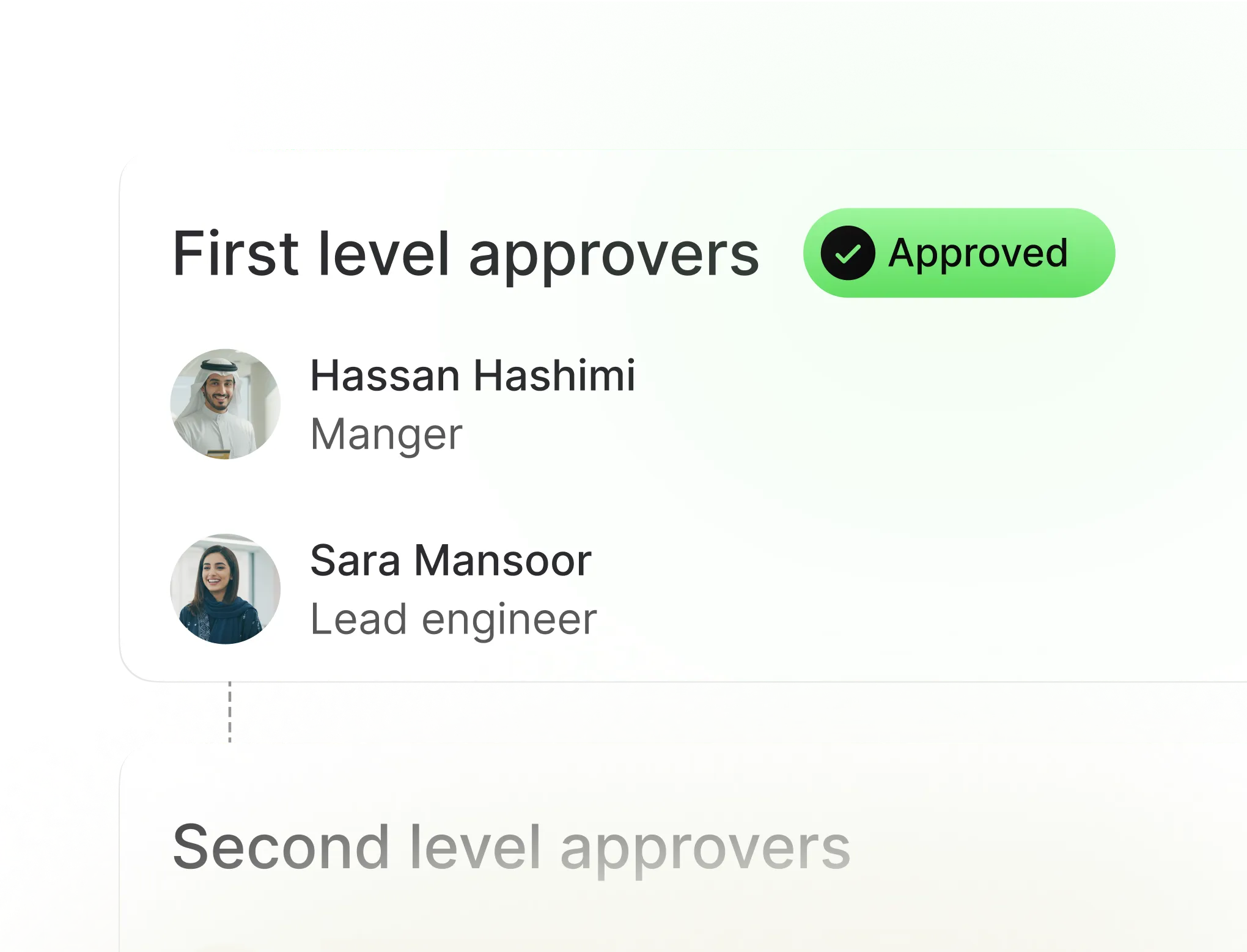 Implement multi-level approvals