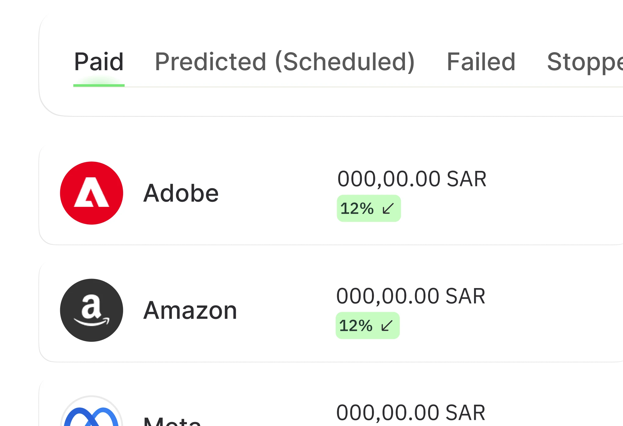 All subscriptions in one place