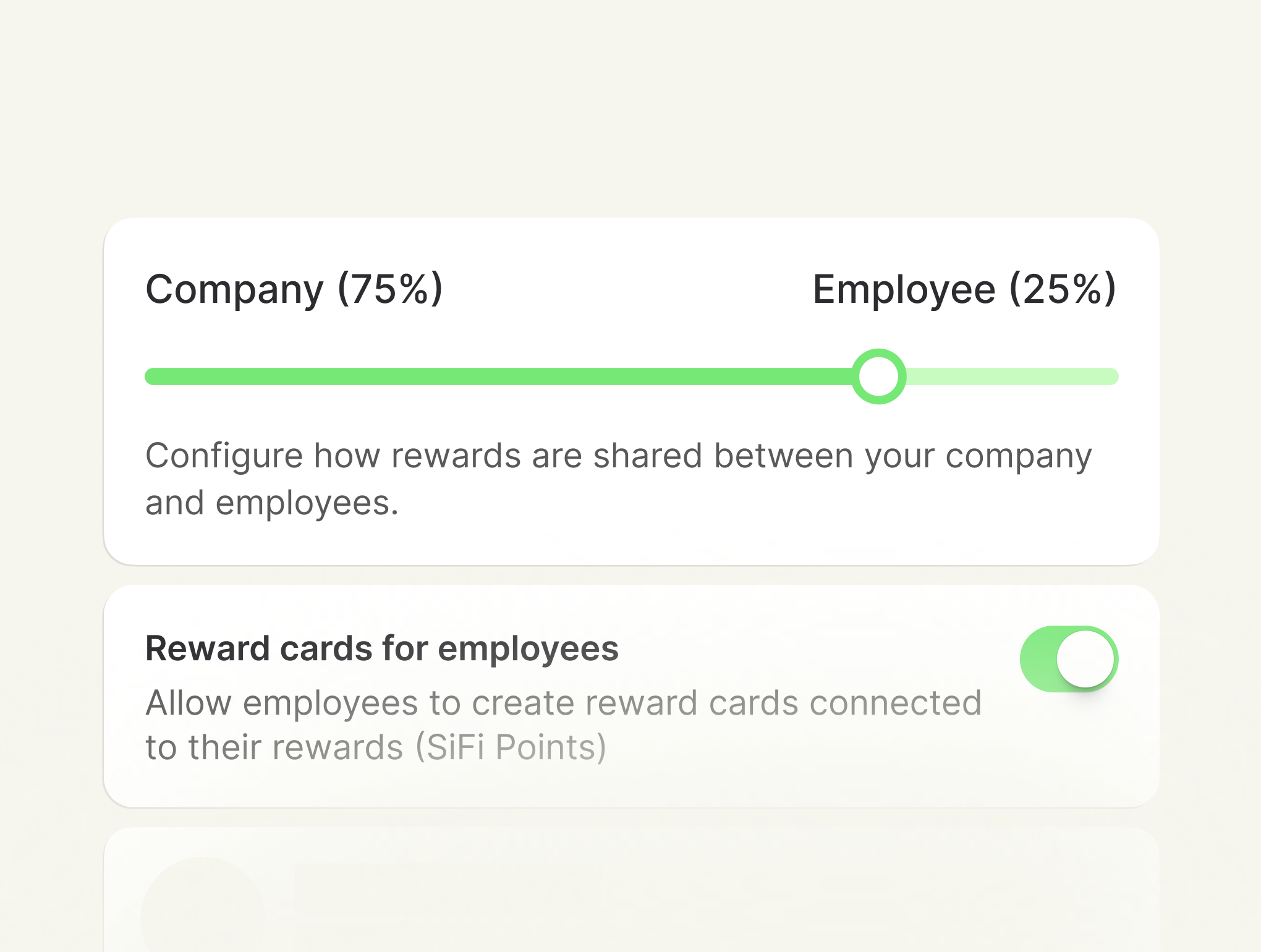 You decide who gets what