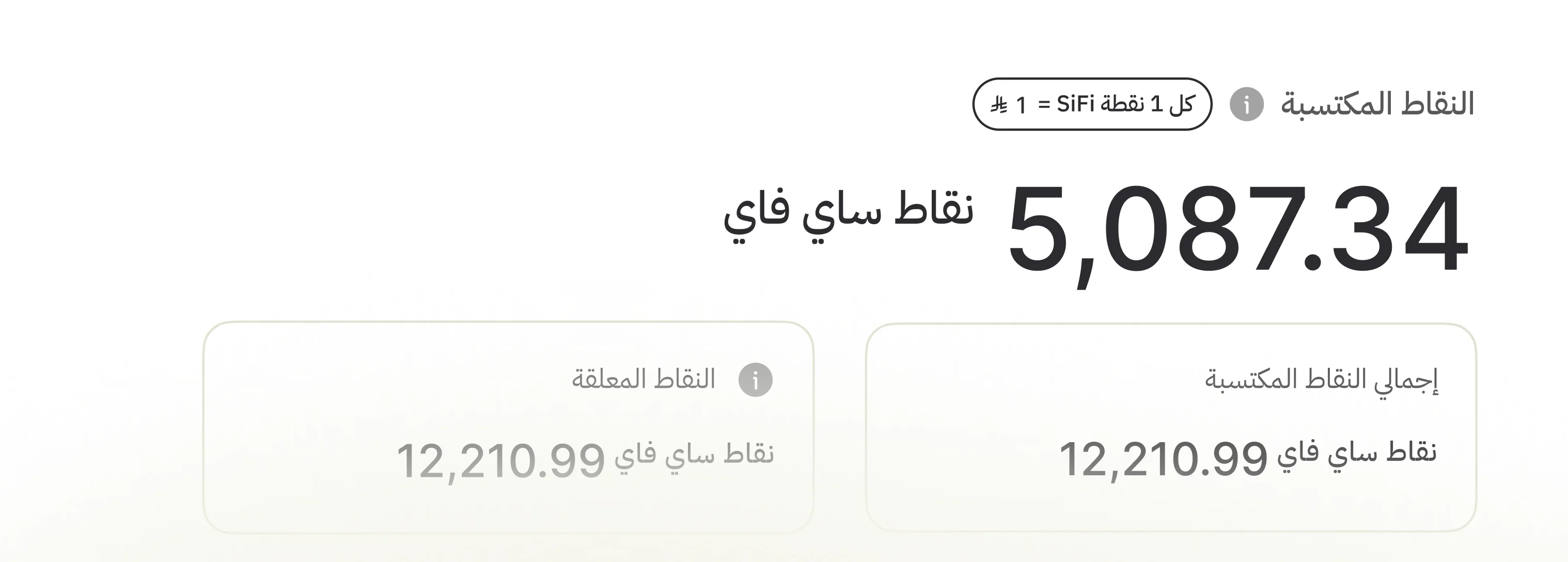 استخدم النقاط مباشرة